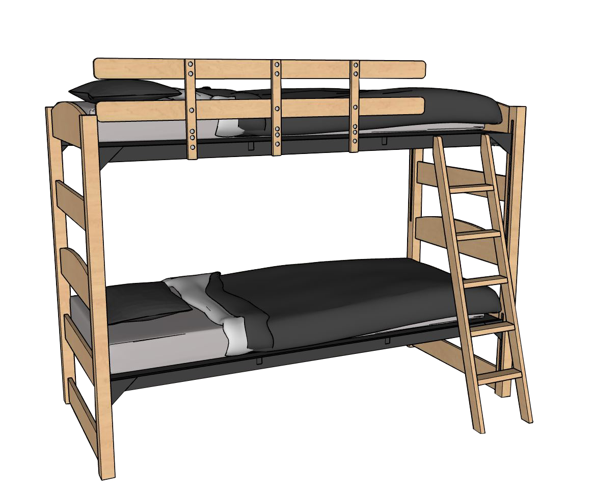 60"H Sedona Style Bunk Bed